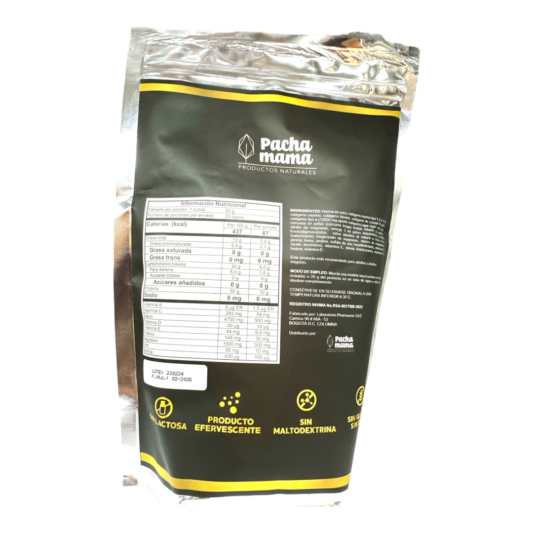 12 COLÁGENOS 15,000 mg Colágeno Hidrolizado 500 grs