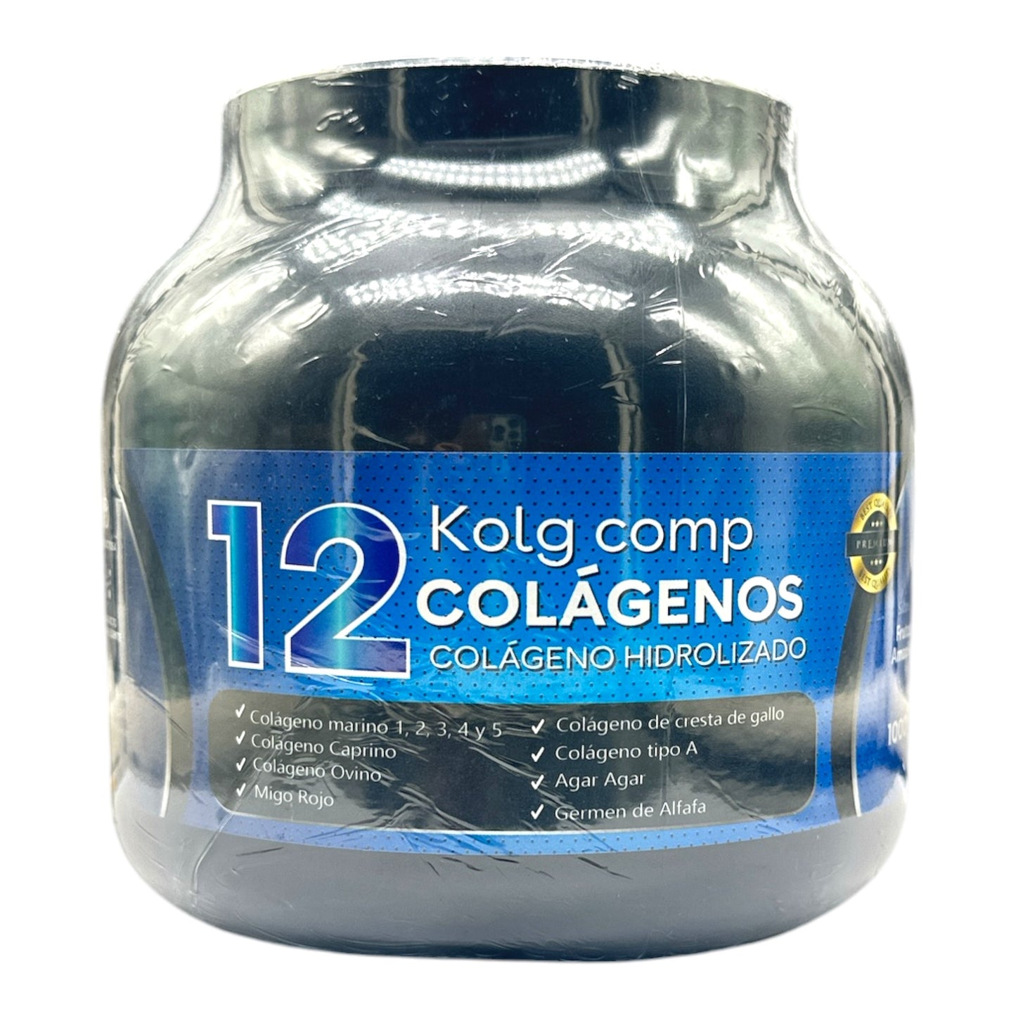 12 COLÁGENOS 15,000 mg Colágeno Hidrolizado  1.000 grs Pharmazen
