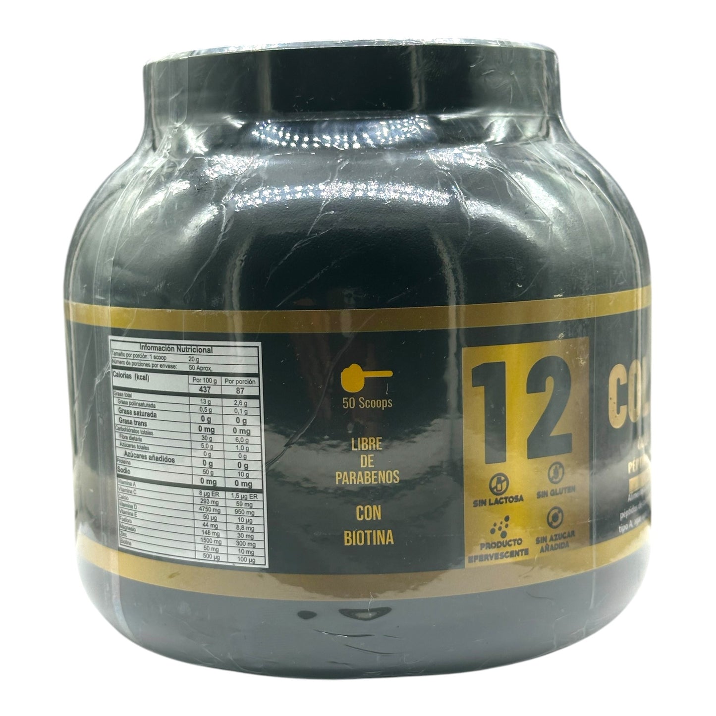 12 COLÁGENOS 15,000 mg Colágeno Hidrolizado  1.000 grs Pharmazen