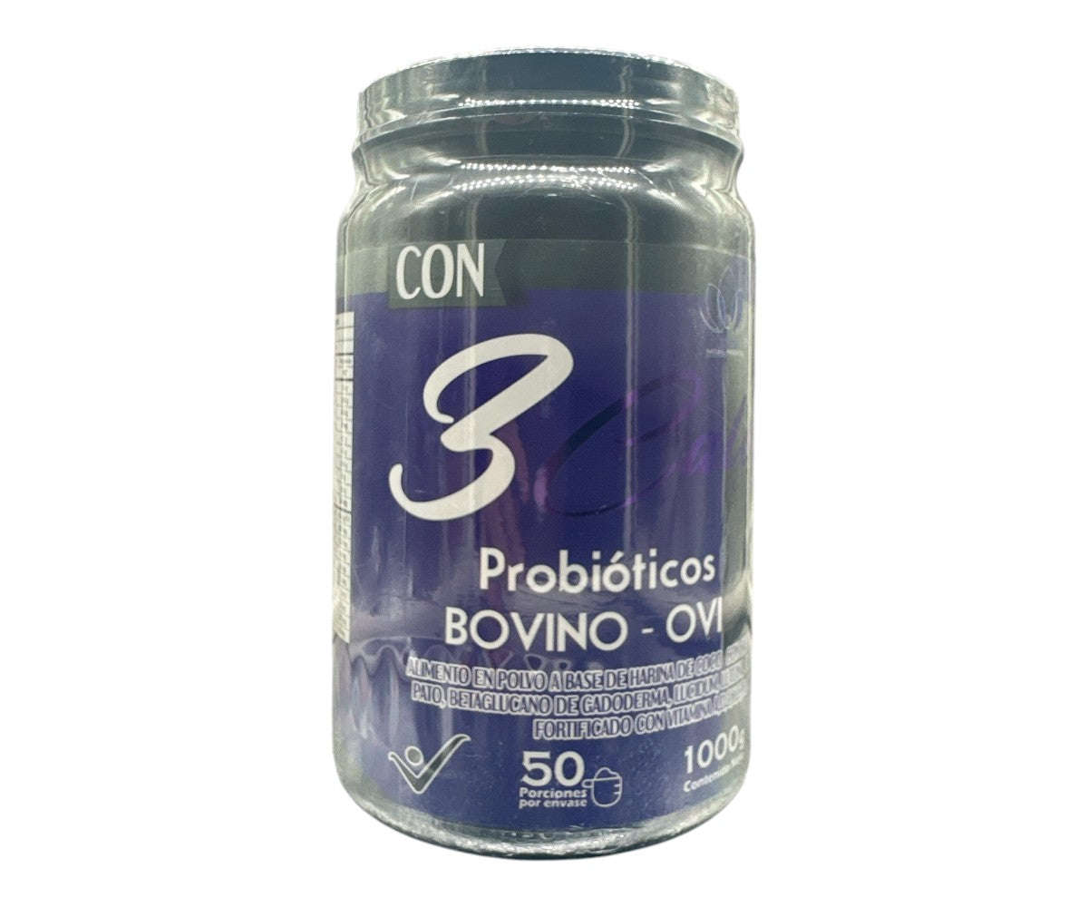 Calostro Premium 3 en 1 Bovino, Ovino y Caprino con Probióticos y Prebióticos – Sabor Vainilla – 1000g Hanaki Natural Products