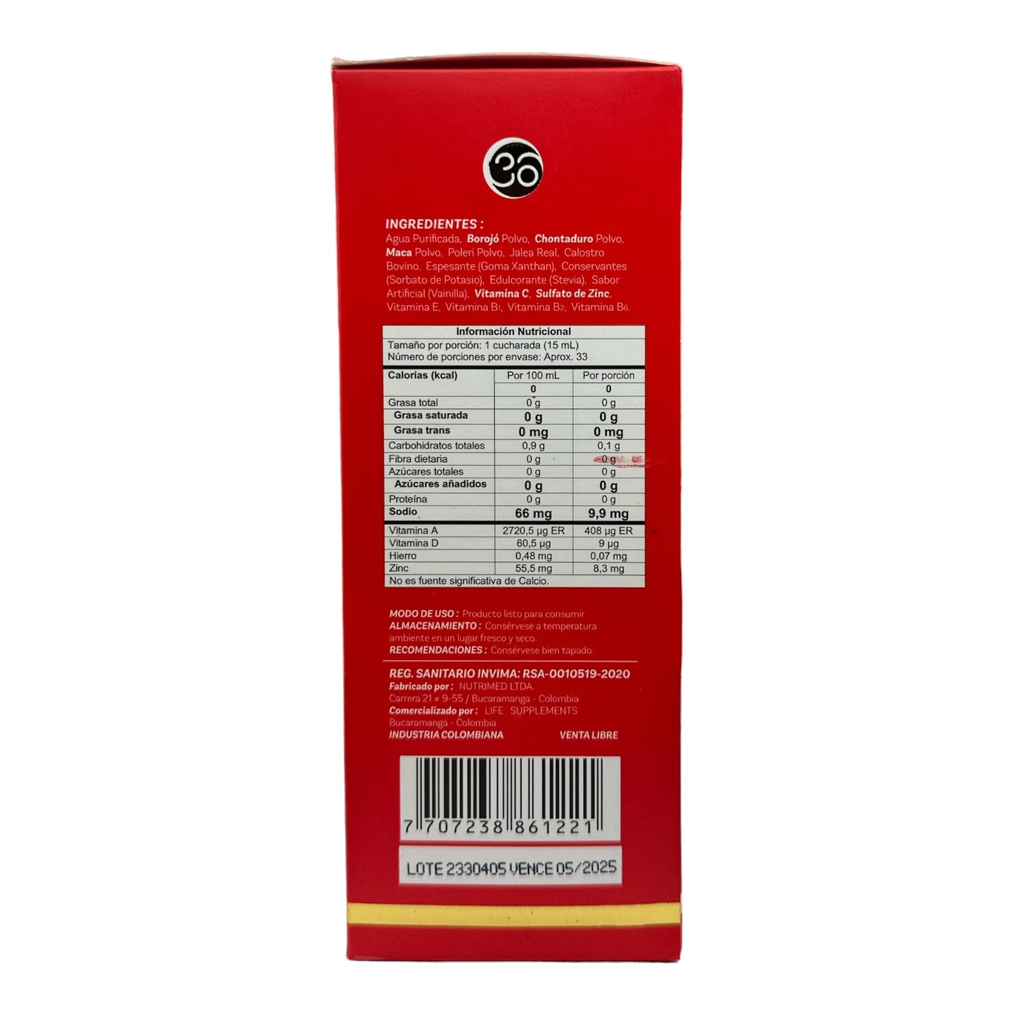 Mega Gold 36 Botella 500ml