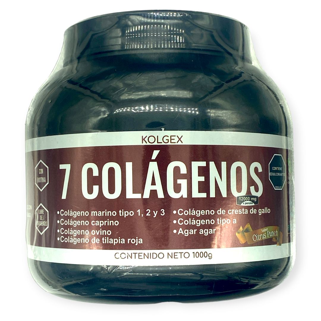 Kolgex 7 Colágenos - Citrus Punch - 1000g