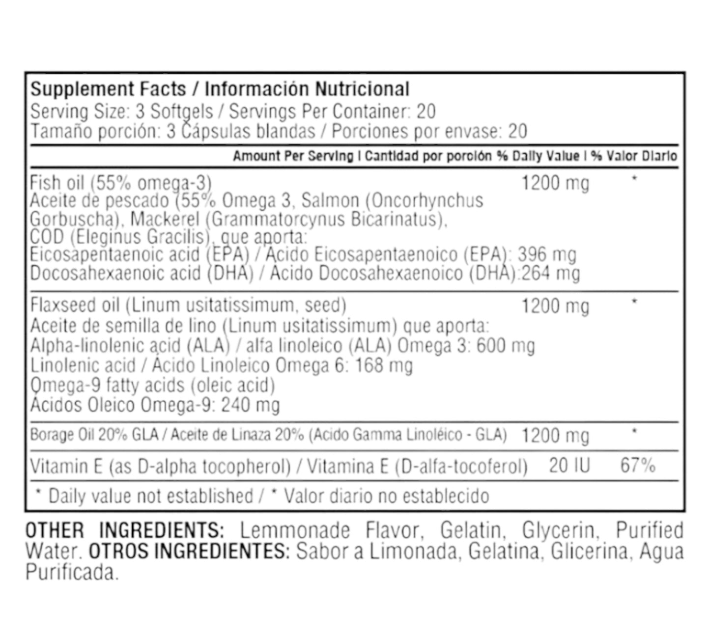 TRIPLE OMEGA 369 1200MG 60S