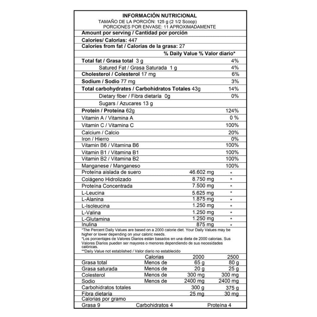 Proteína Bulk Pro Hipercalórica 3 lbs | FORCE