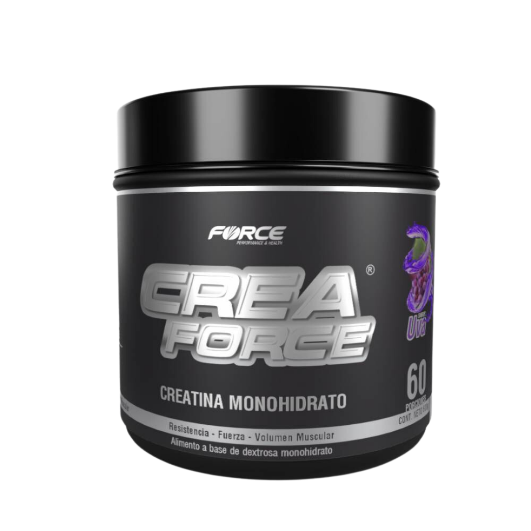 Creatina monohidratada 6g Crea Force 600g Sabor UVA