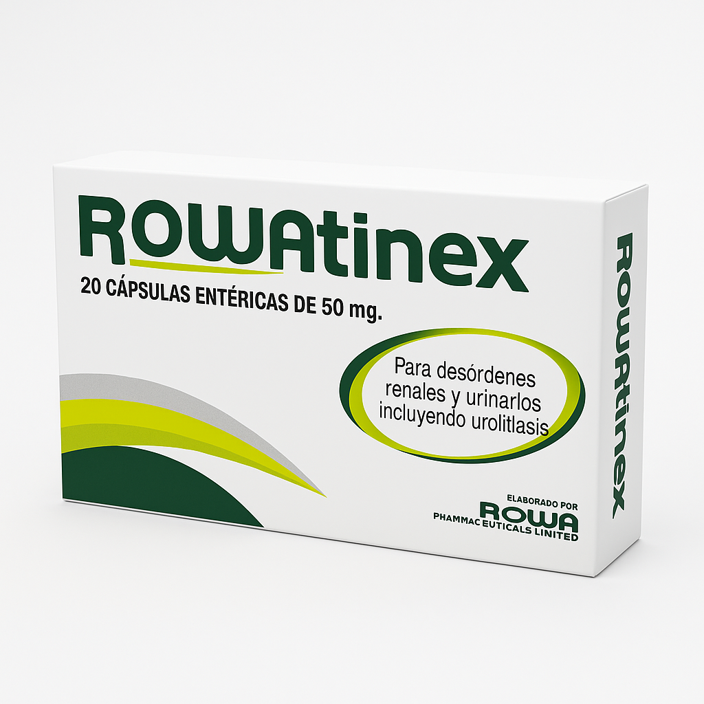 Rowatinex 50 Mg Caja 20 Capsulas