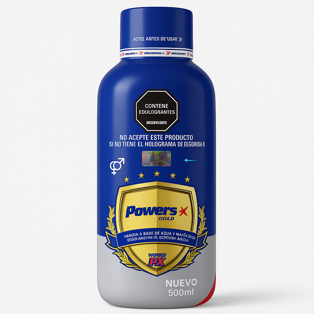 Powers-X Gold 500ml – Bebida Natural
