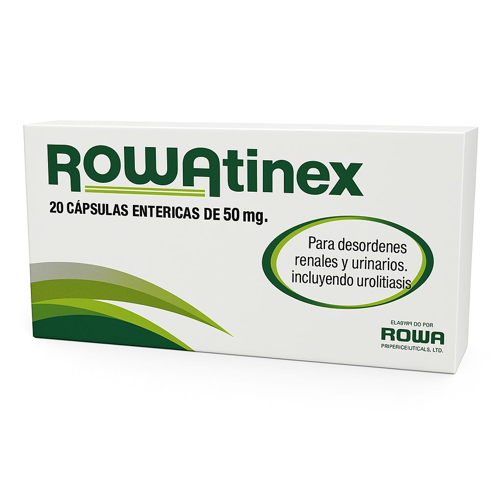 Rowatinex 50 Mg Caja 20 Capsulas