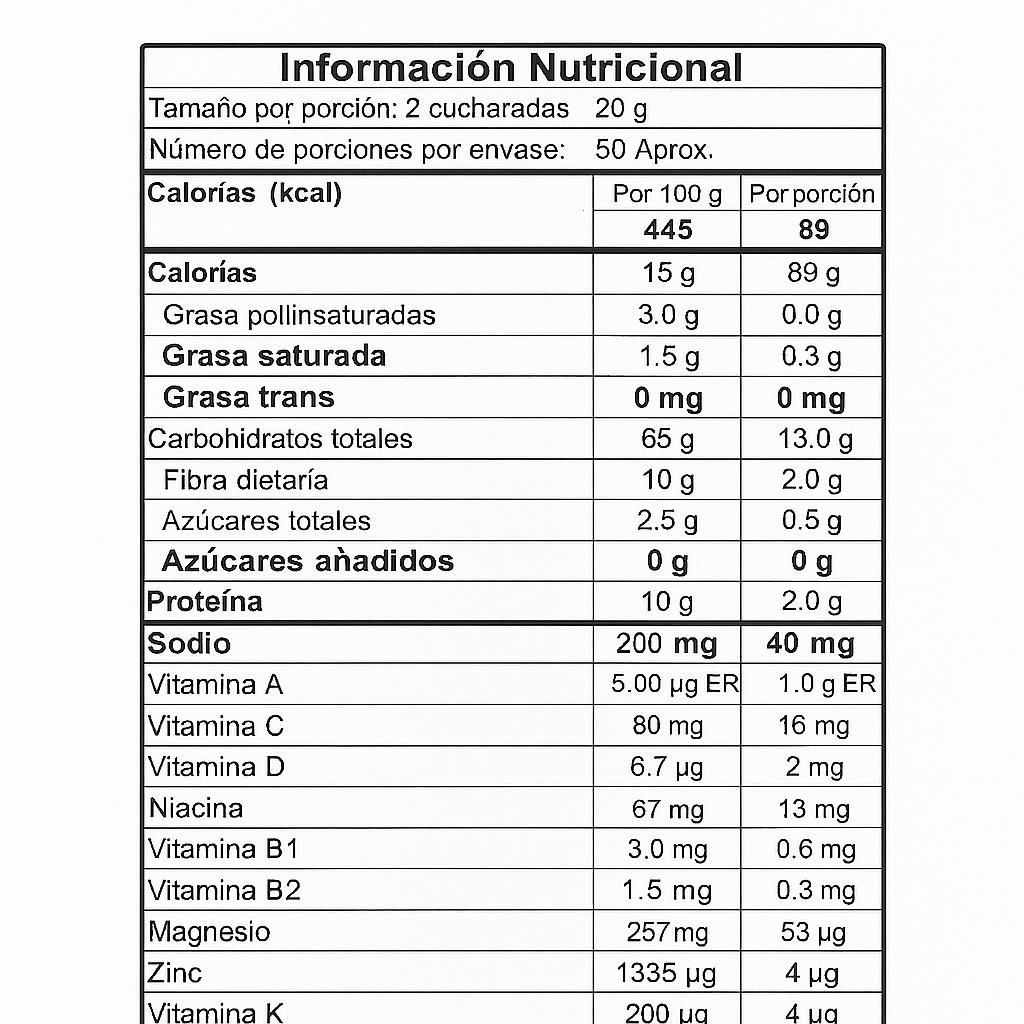 Maca Full Negra sabor Guaraná – 1000g | Hanaki Natural Products