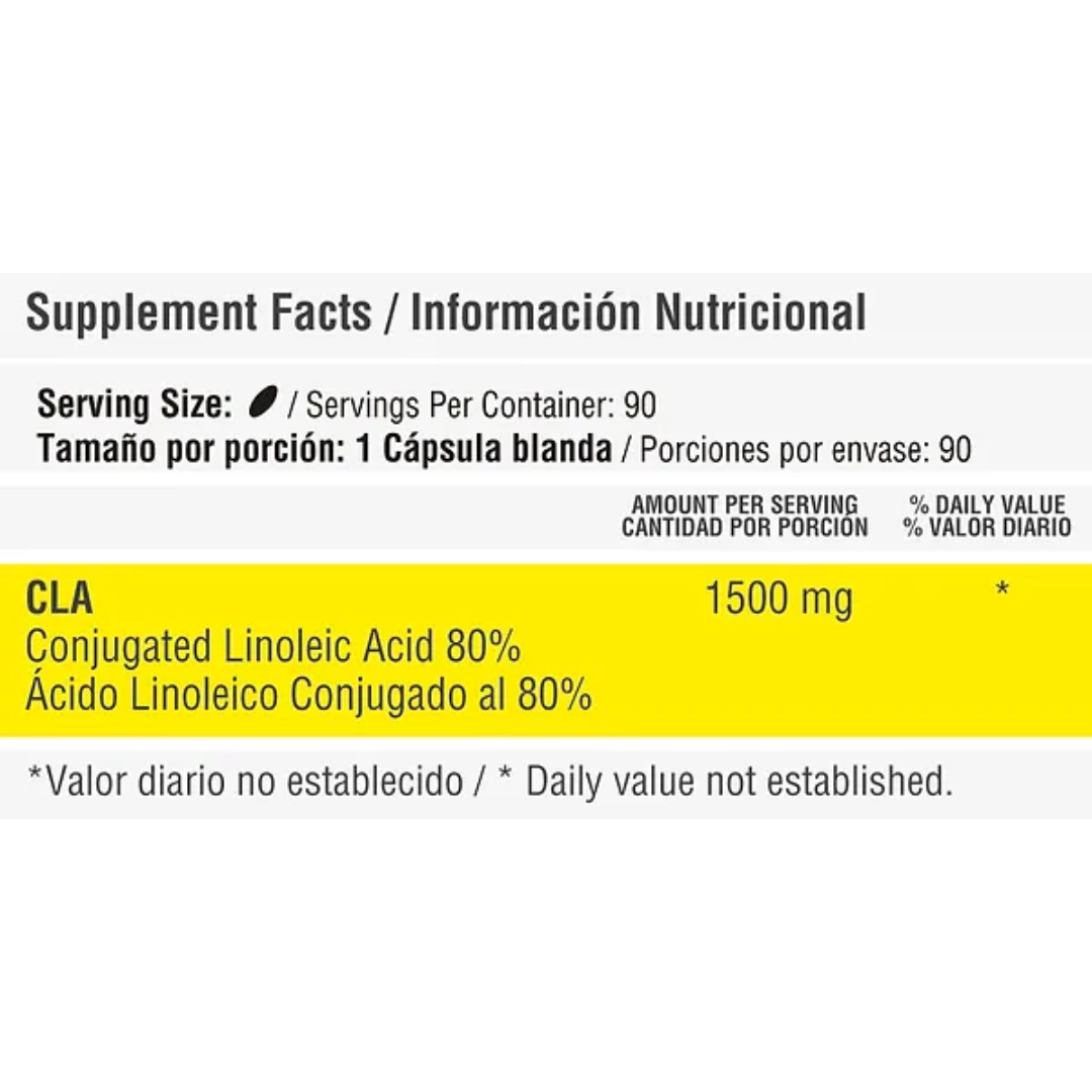 CLA 1500MG 90 SOFTGELS | HEALTHY SPORTS