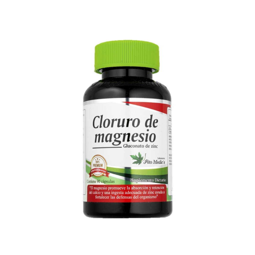CLORURO DE MAGNESIO 90 CAPSULAS – FITO MEDIC’S