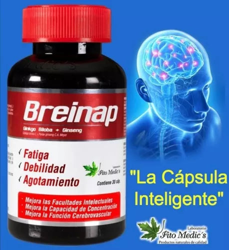 BREAINAP 30 CAPSULAS – FITO MEDIC’S