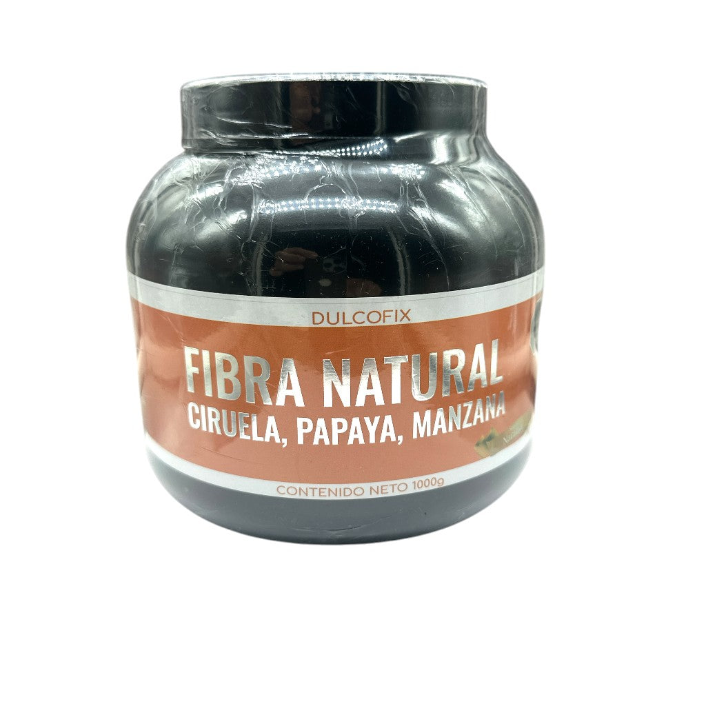 FIBRA NATURAL Ciruela, Papaya, Manzana, DULCOFIX Sabor Naranja Pote 1000g