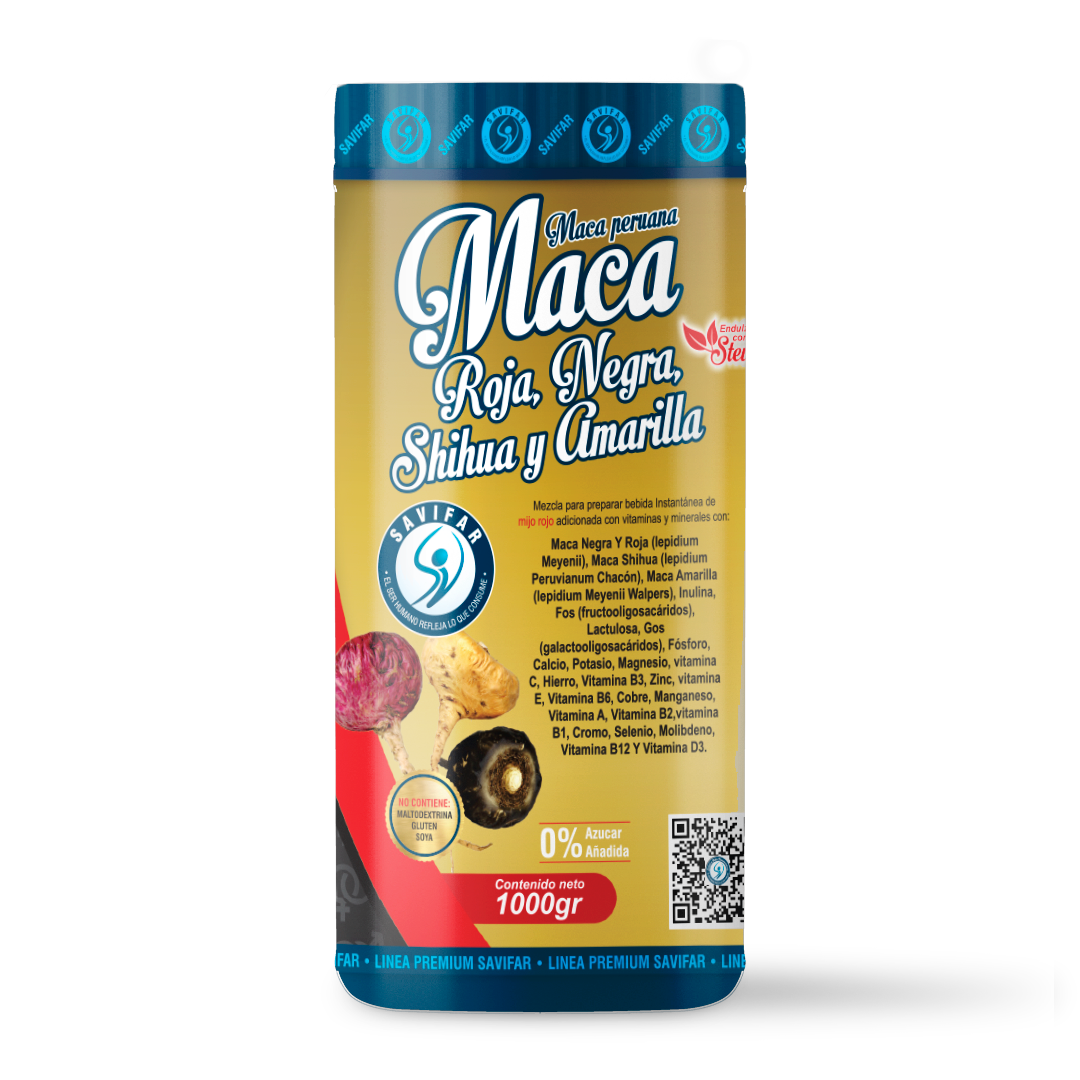 MACA (MACA PERUANA) EN TARRO 1000 gr.
