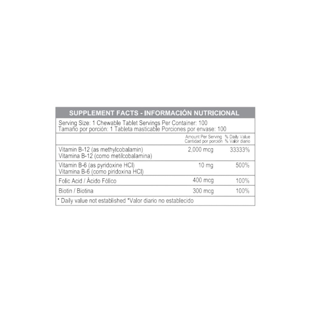 METHYL B 12 2000MCG 100 SUB