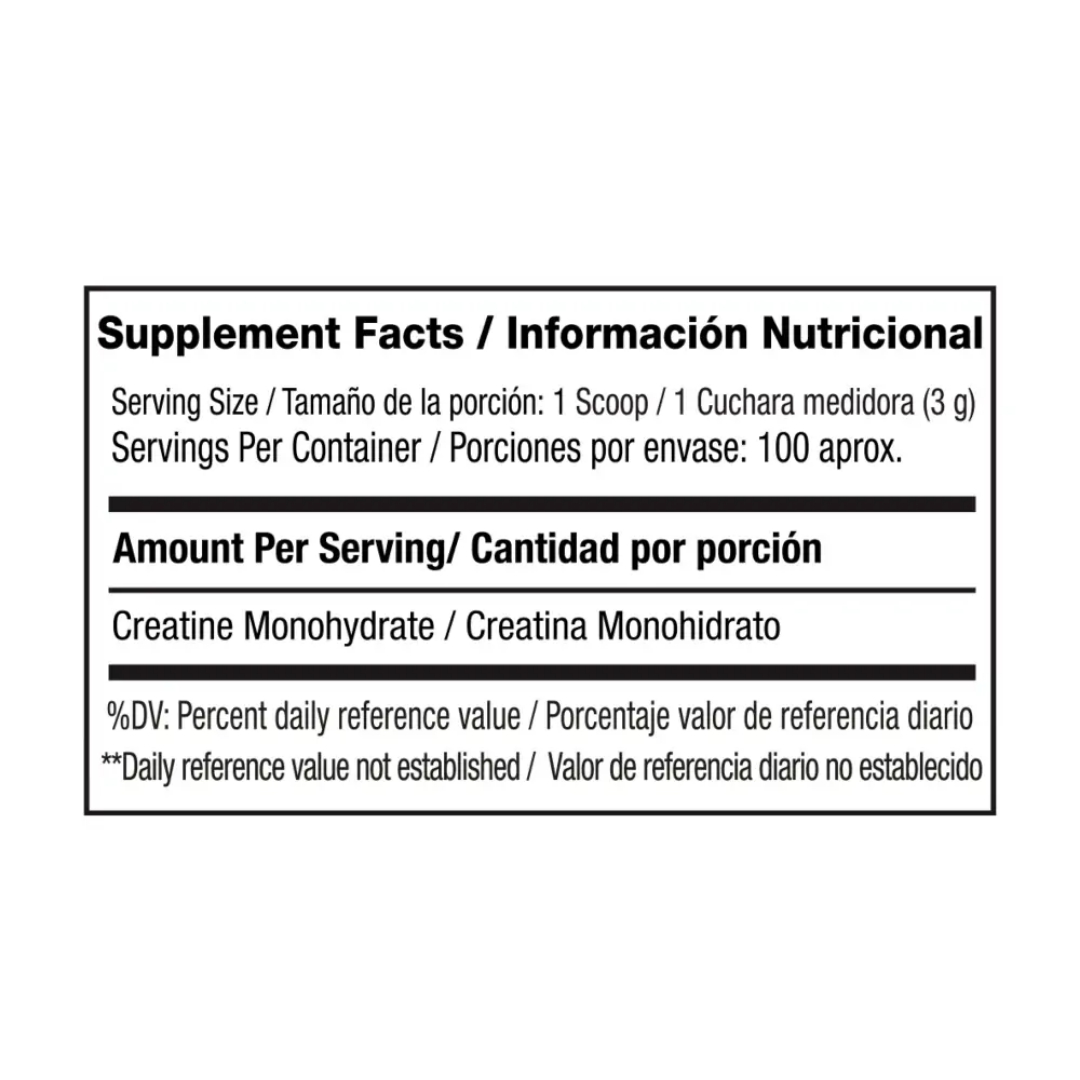 Vitanas Creatine Time® 300g – Micronized Creatine Monohydrate (100 porciones)