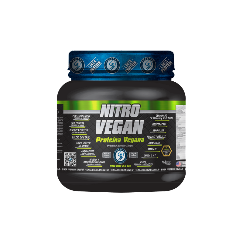 Nitro Vegan Proteina Vegana 2.5 libras | Savifar