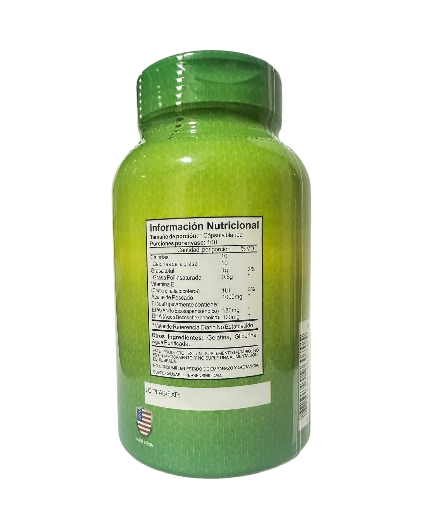 OMEGA 3 1.000MG *100 SOFTGELS - ALFA VITAMINS