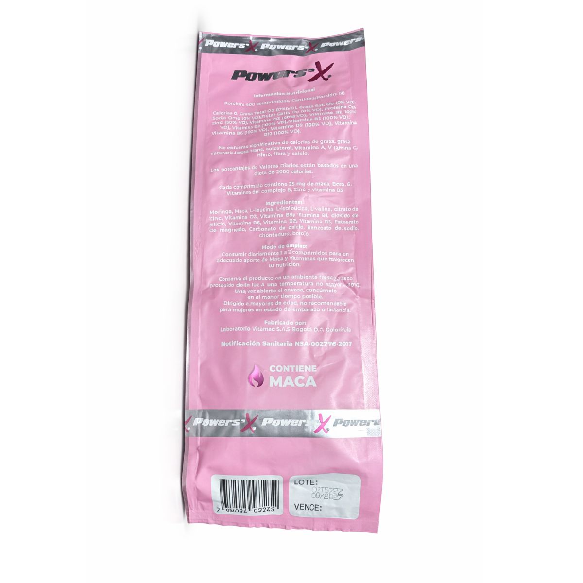 Powerx woman 200 Discos 50 sachet x 4 comprimidos