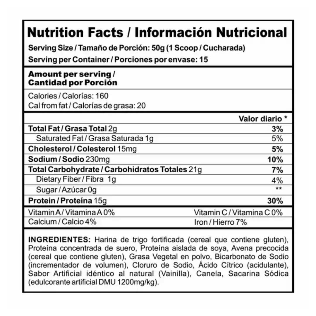 PROTEIN PANCAKE TRADICIONAL 750g