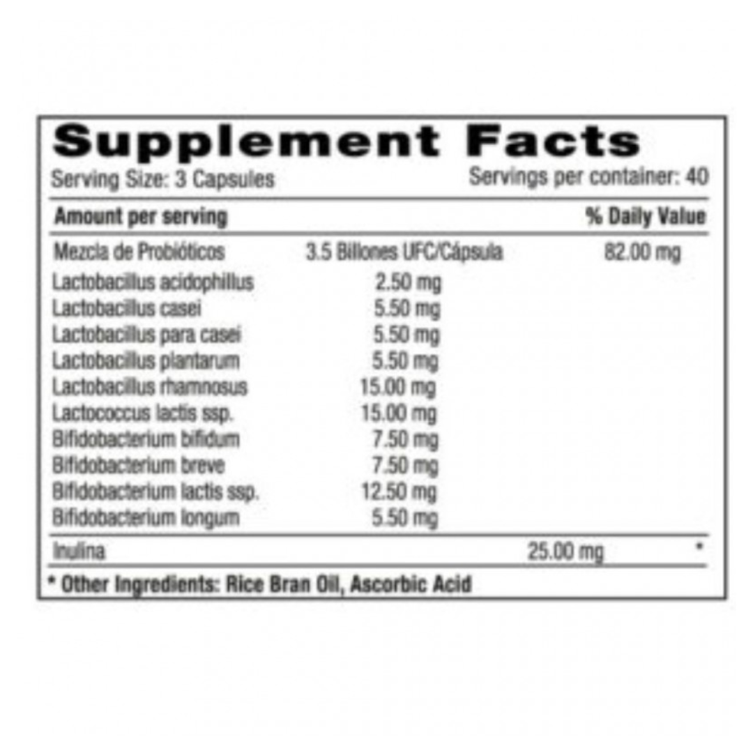 Probiotics & Prebiotics x 120 Cápsulas
