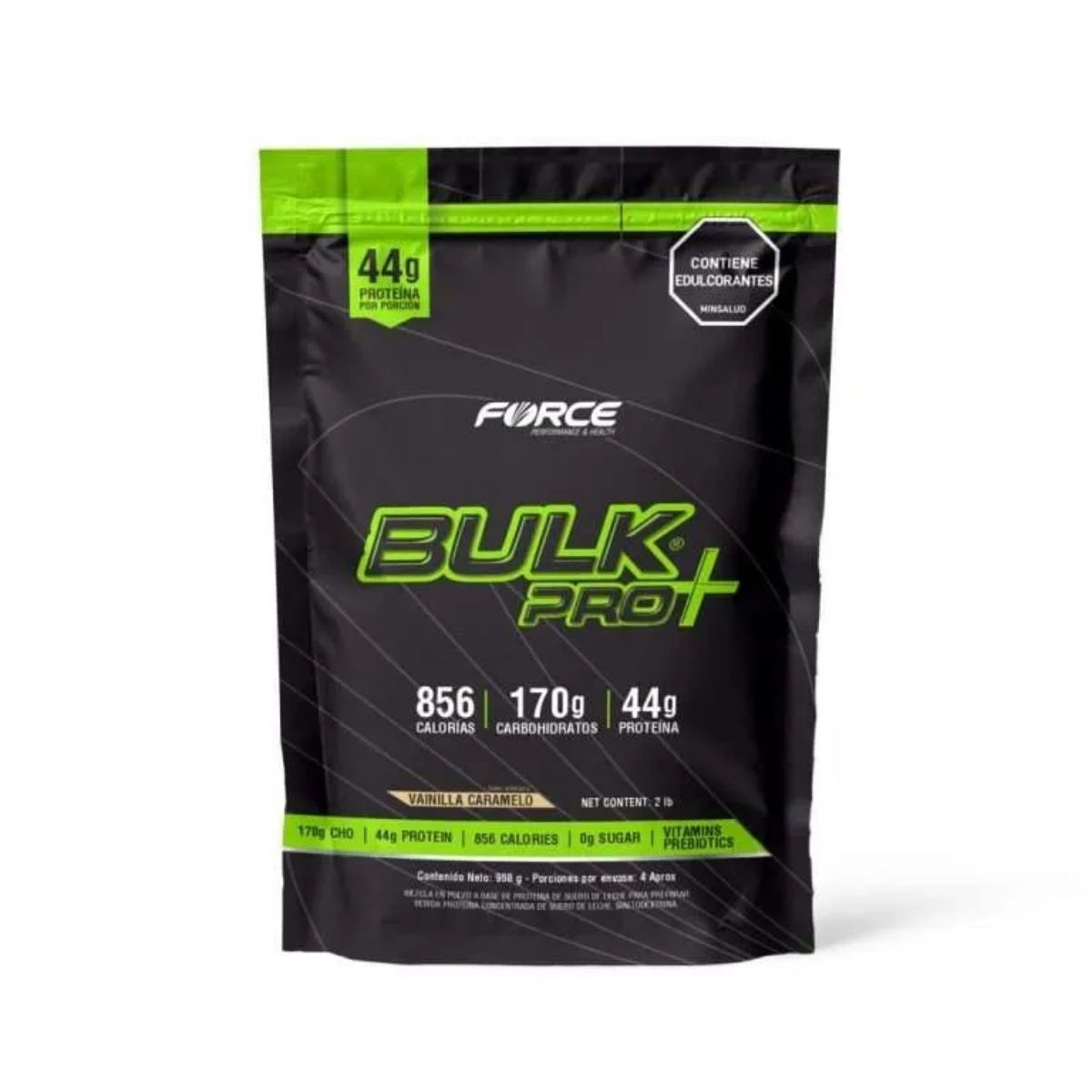 Bulk Pro+ FORCE – Proteína Hipercalórica con 44 g de Proteína 2 LB