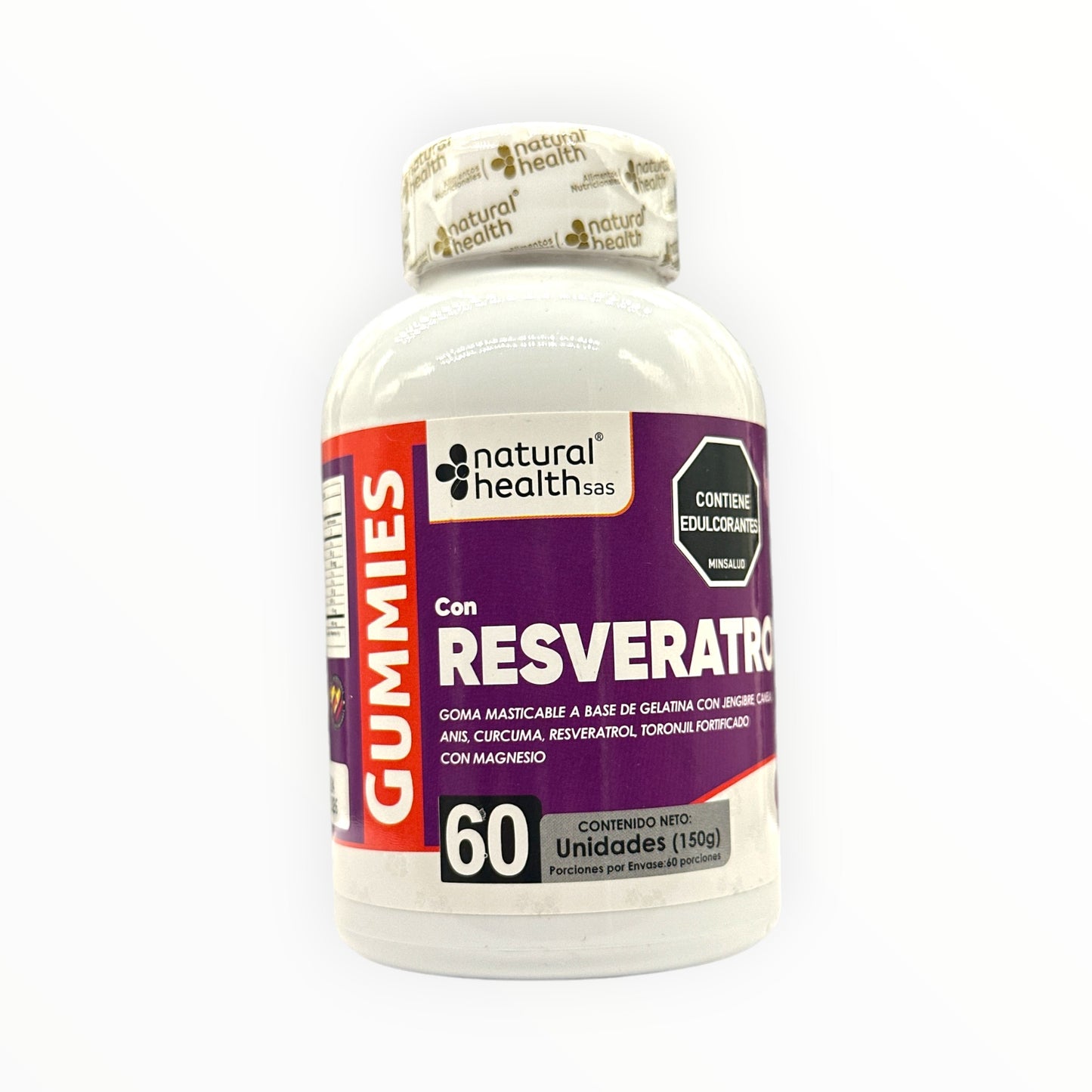 Resveratrol Gomas x 60 Und Natural Health