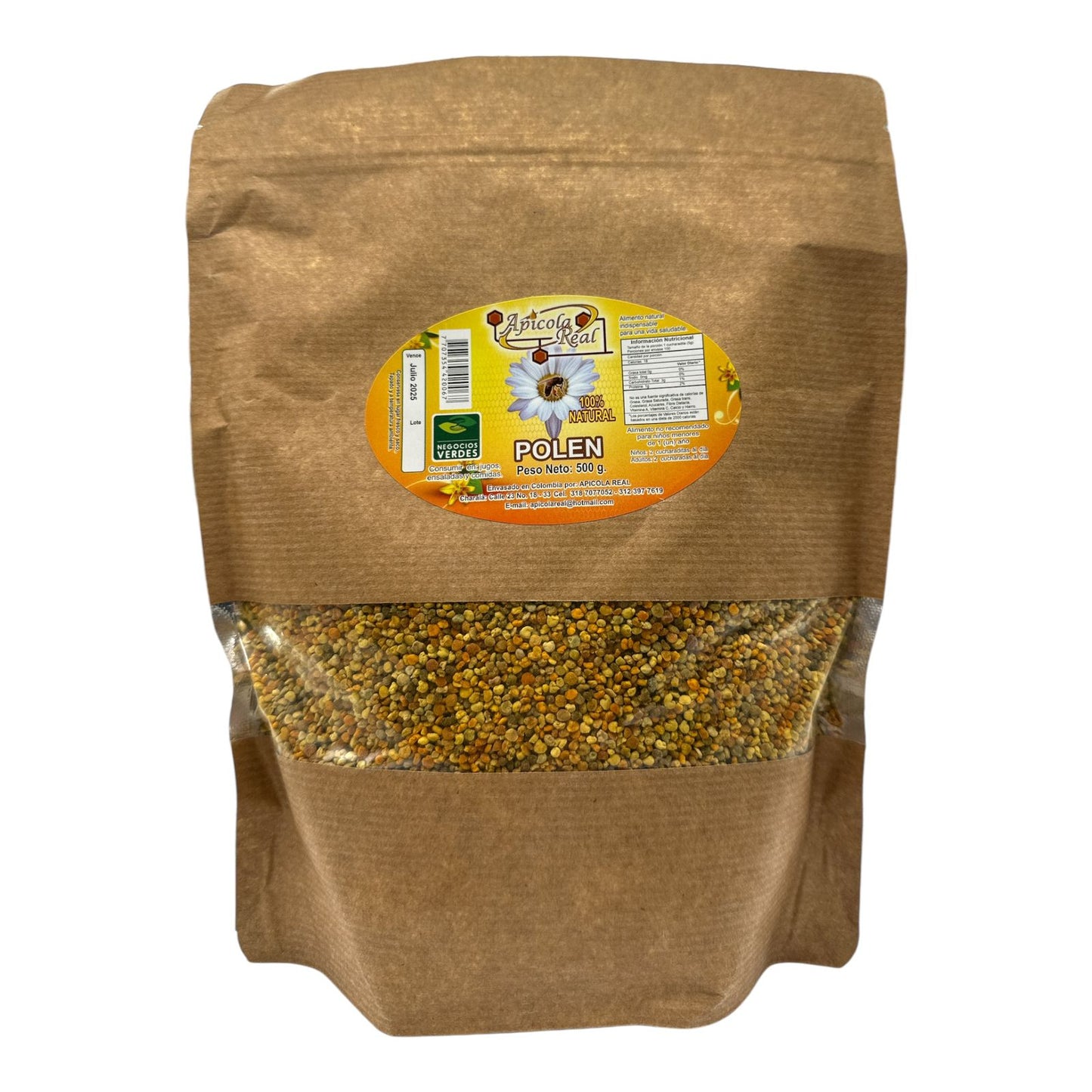 POLEN 500G APICOLA REAL