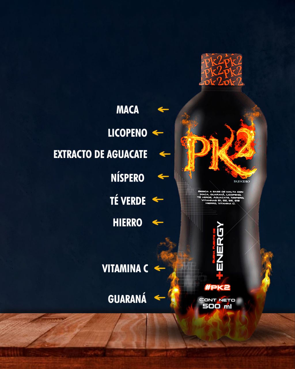 PK2 BEBIDA 500 ML