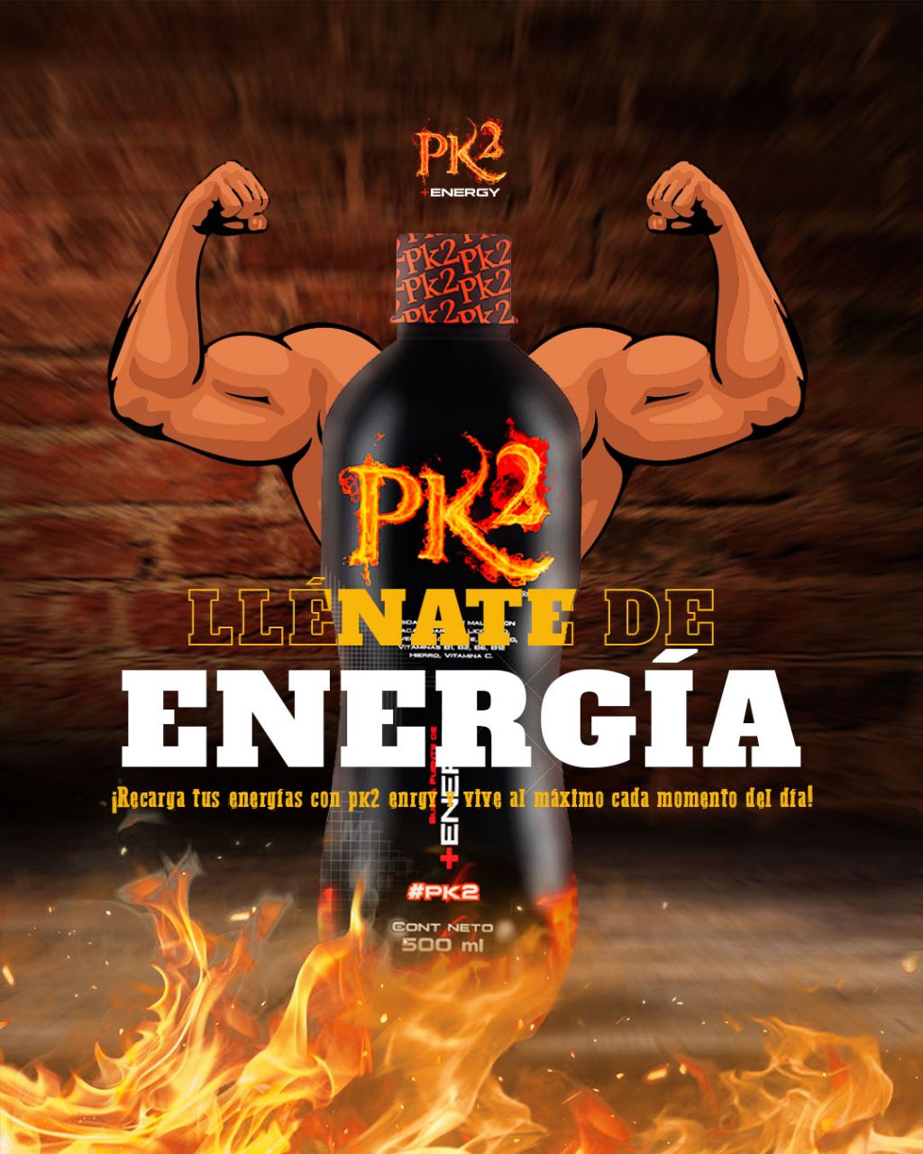 PK2 BEBIDA 500 ML