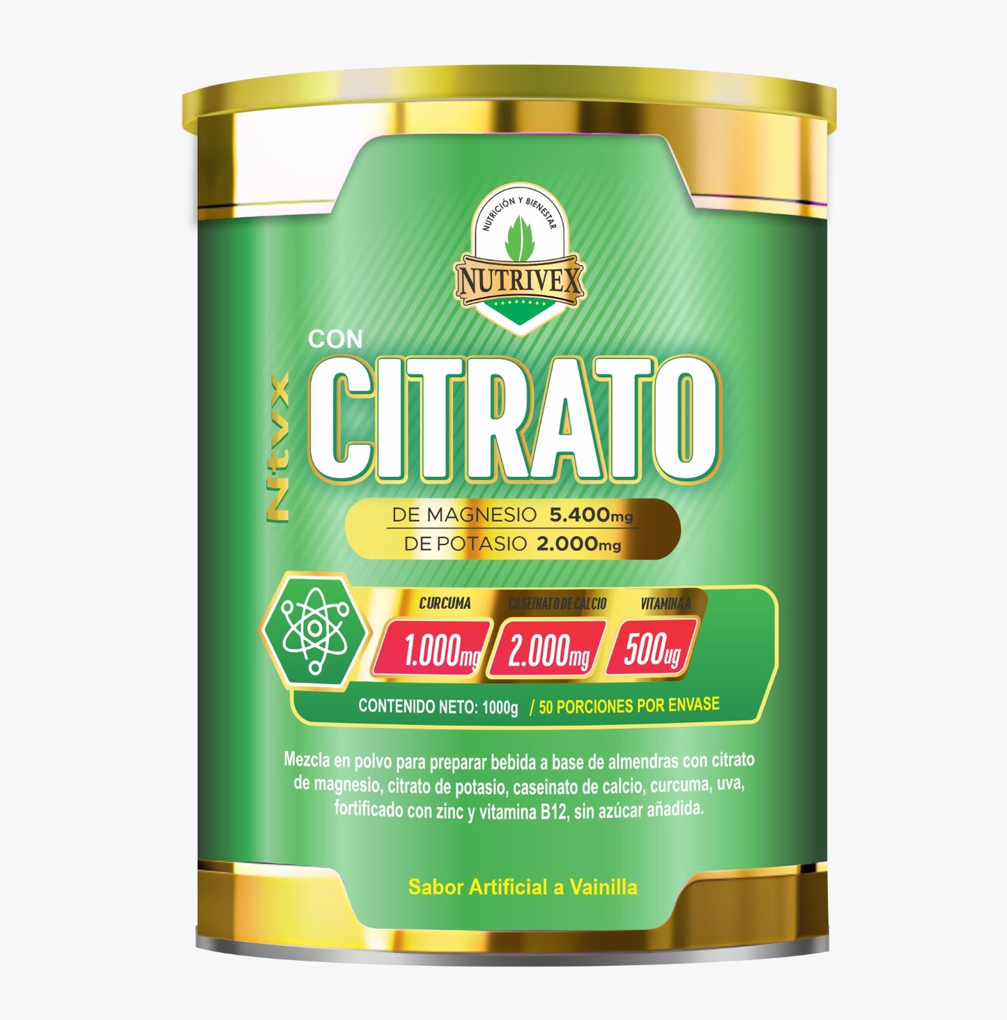 Citrato de Magnesio 5.400mg + Citrato de Potasio 2.000mg I NUTRIVEX