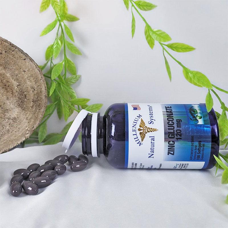 Zinc Gluconate 120 mg x 100 Softgels