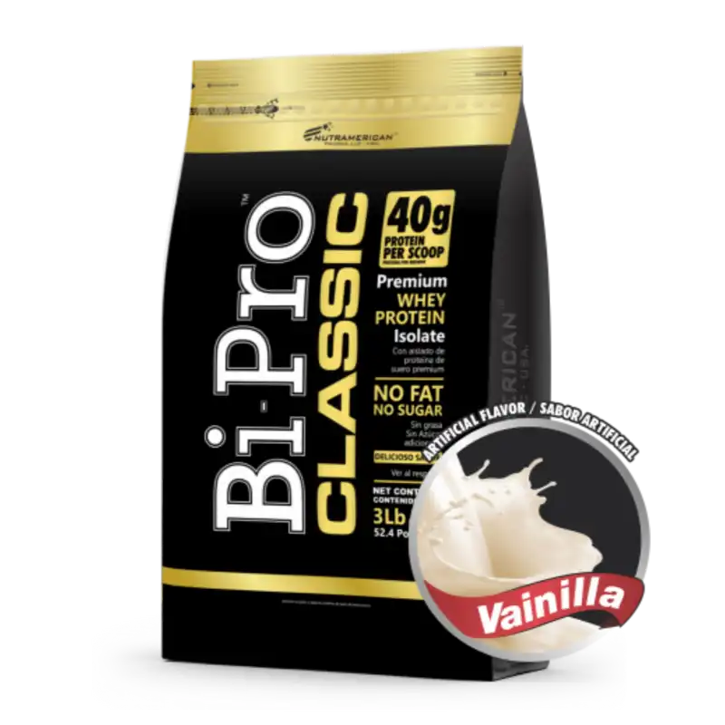 Bi-Pro Classic Premium Whey Protein Isolate - Vainilla 3 Lb (1.362 Kg)