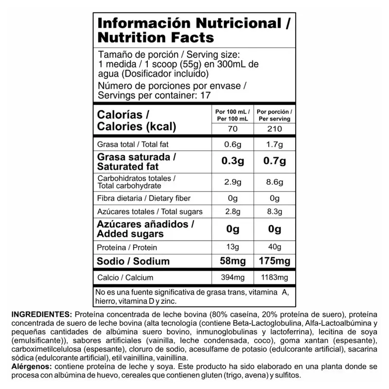 BIPRO COMPLEX – Nutramerican Nutrition® (Sabor Vainilla)