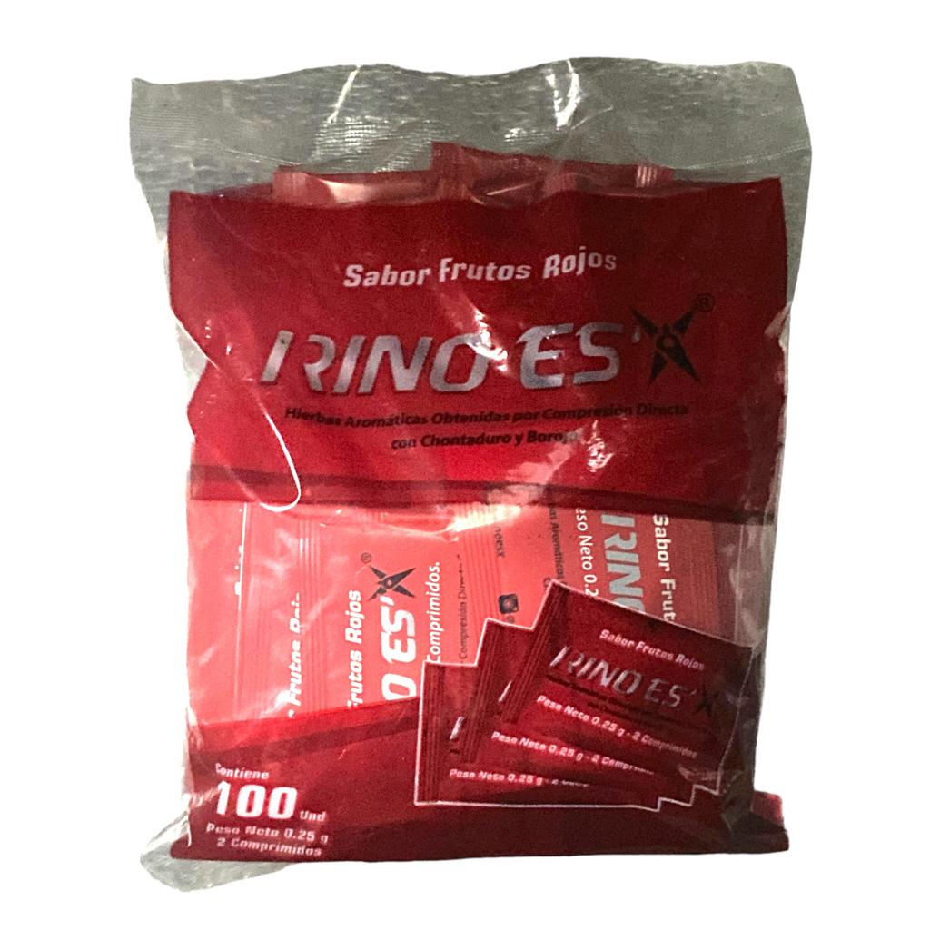 RINO ES'x 100 Und - 50 Sobres x 2 Comprimidos Masticables