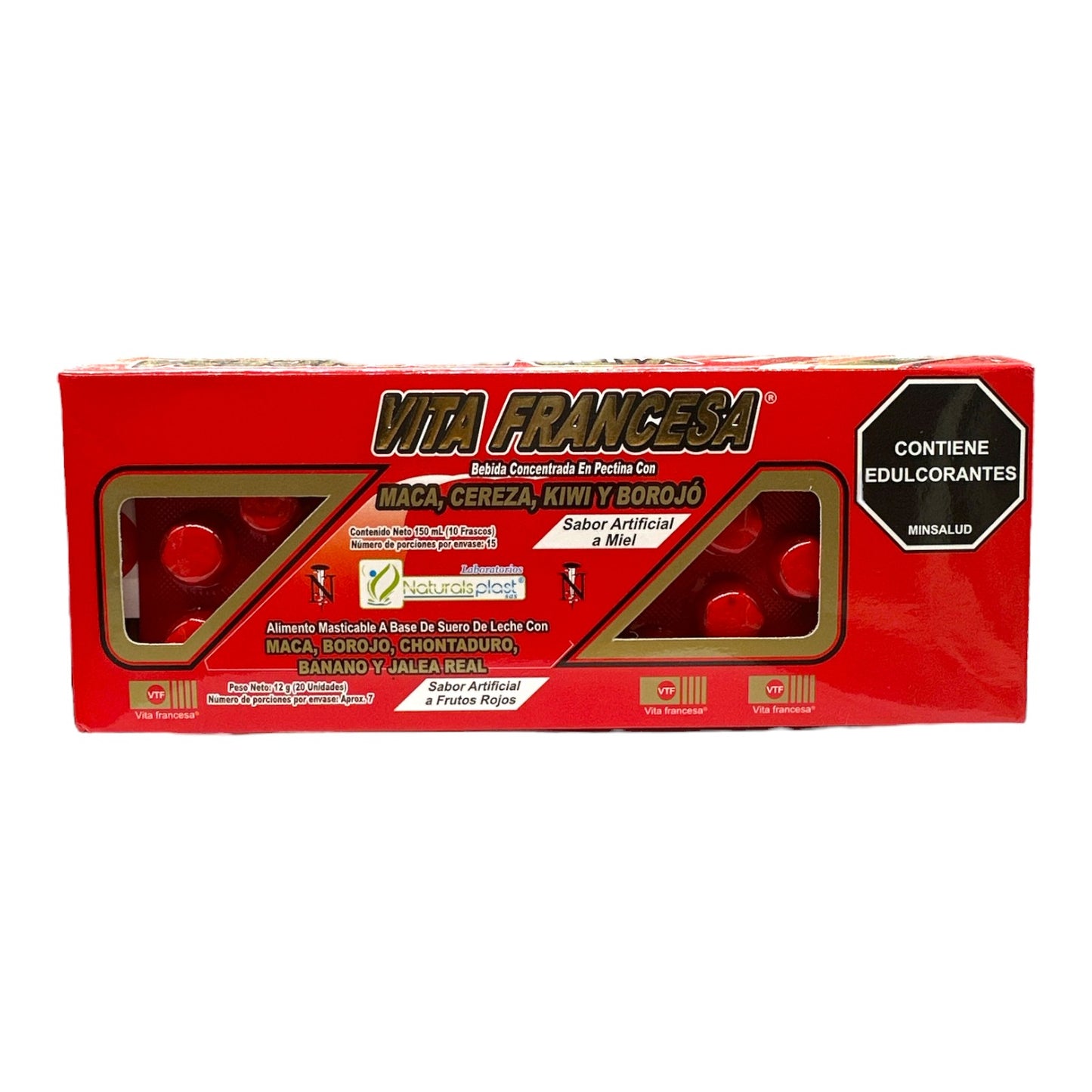 Vita francesa 150ml (10 frascos) – Naturals plast