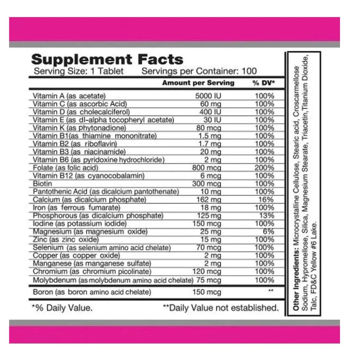 Alfa Vitamins Multi-Women X 100 Tabletas