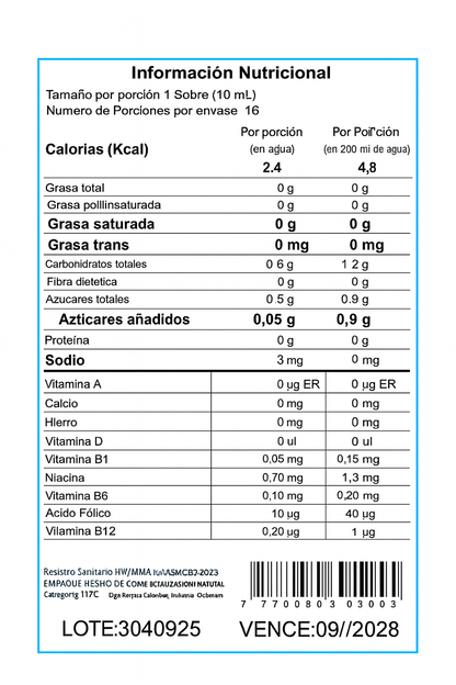 R-QMAZ – Concentrado de Frutas (Borojó, Chontaduro, Noni y Maca) 16 porciones de 10 mL