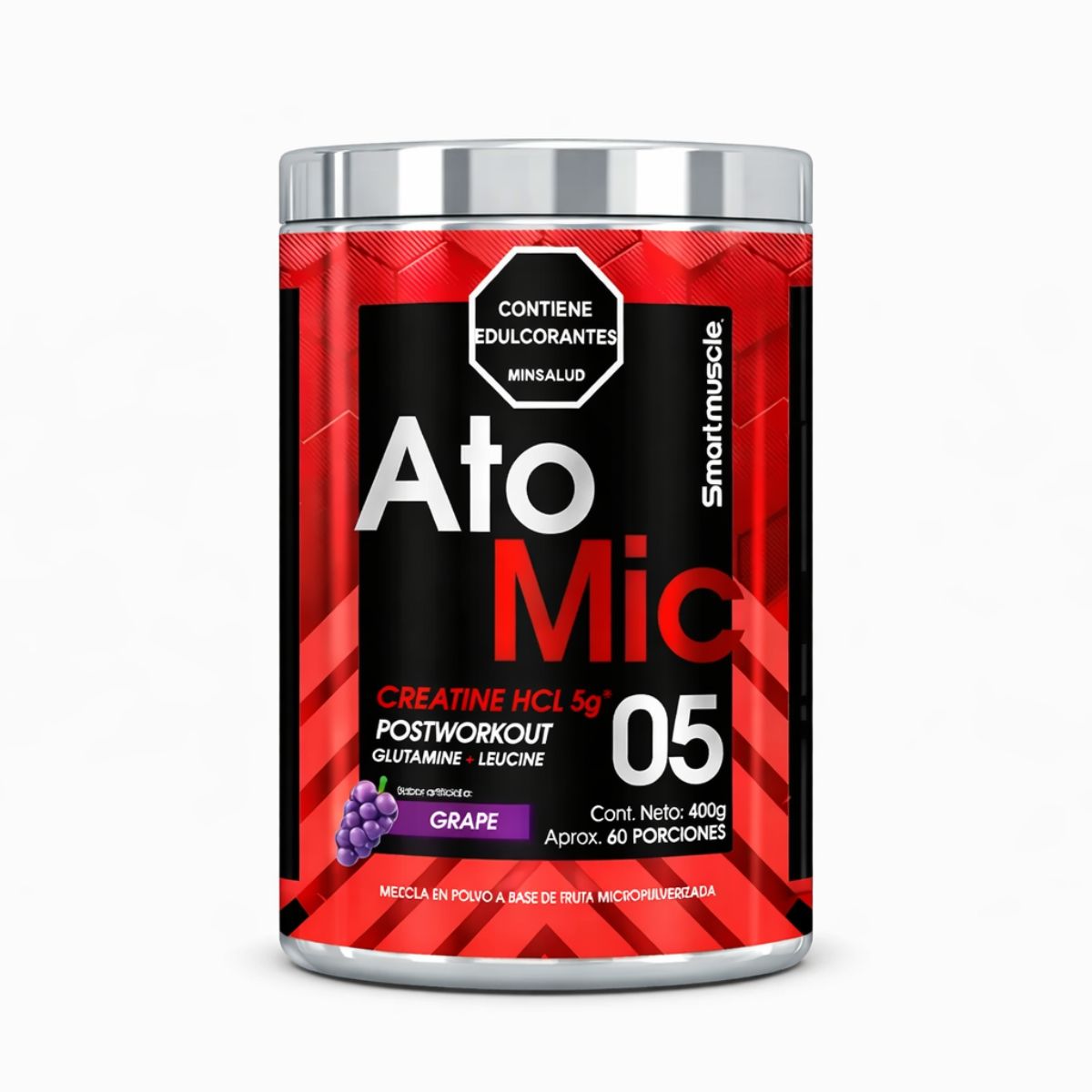 AtoMic Creatina HCL 600g – Glutamina y Leucina | Smart Muscle