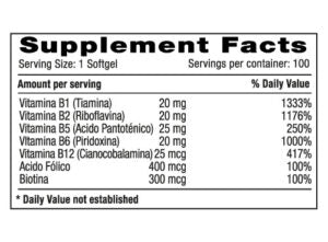BALANCED B SUPER COMPLEX X 100 SOFTGELS - NATURAL SYSTEMS