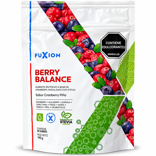Berry Balance Fuxion Cranberry Piña 28 Sobres x 5 g