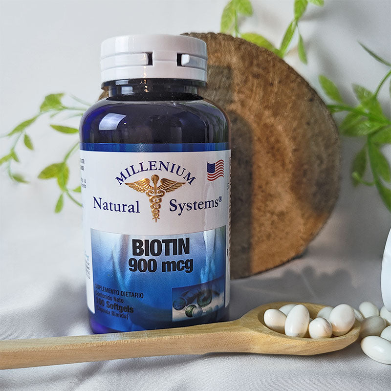 BIOTIN 900 MCG X 100 SOFTGELS  - NATURAL SYSTEMS
