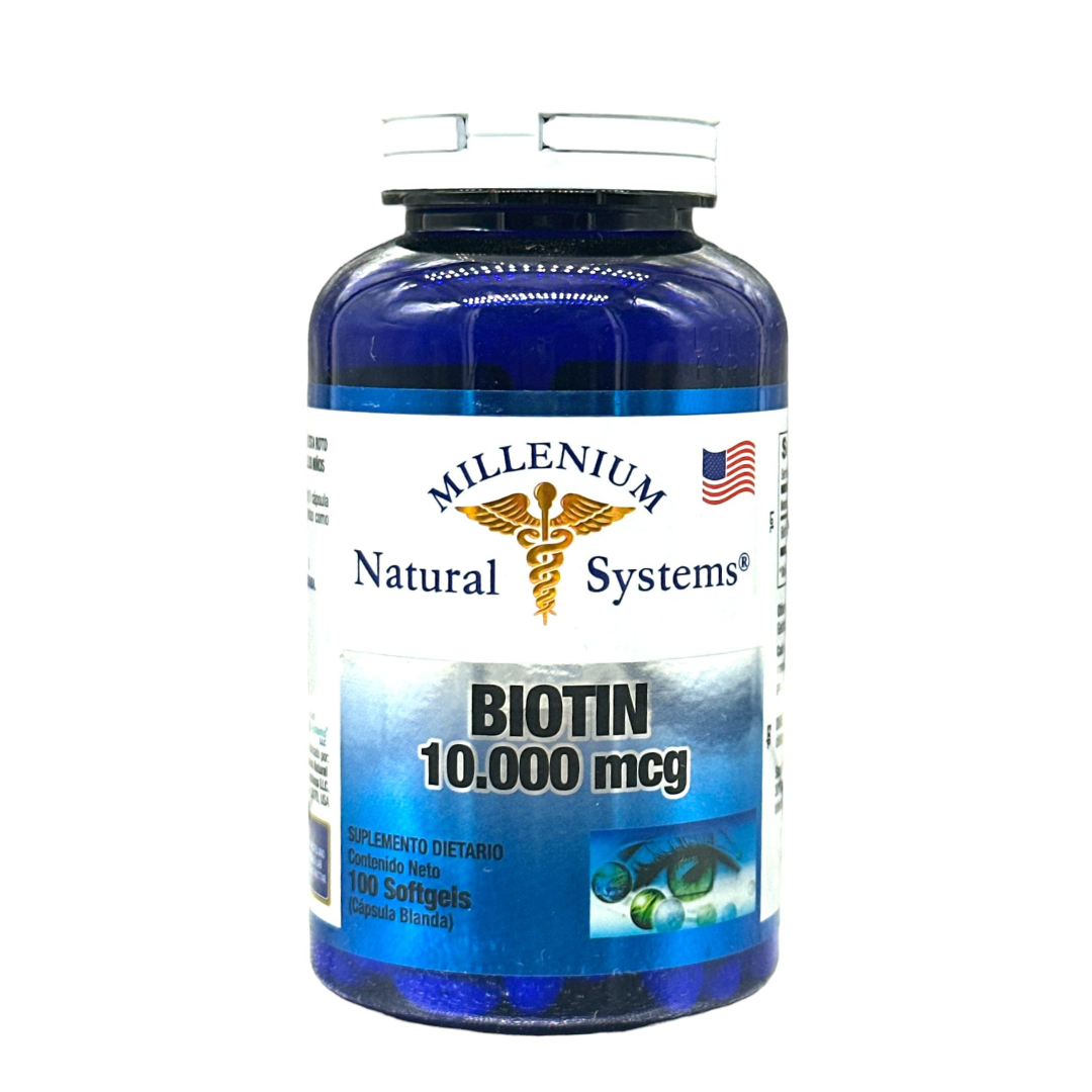 Biotin 100 Softgels – Natural systems