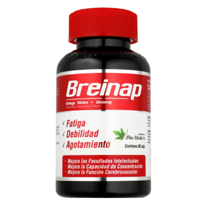 BREAINAP 30 CAPSULAS – FITO MEDIC’S