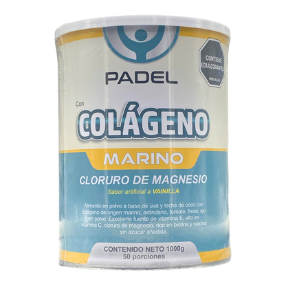 Colágeno Marino + Cloruro Magnesio 1000g Padel