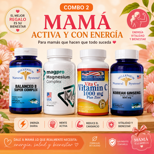 COMBO 2 — MAMÁ ACTIVA Y CON ENERGÍA