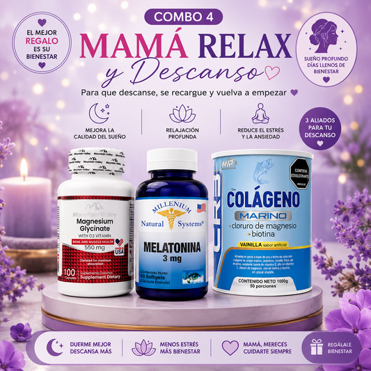 COMBO 4 — MAMÁ RELAX Y DESCANSO