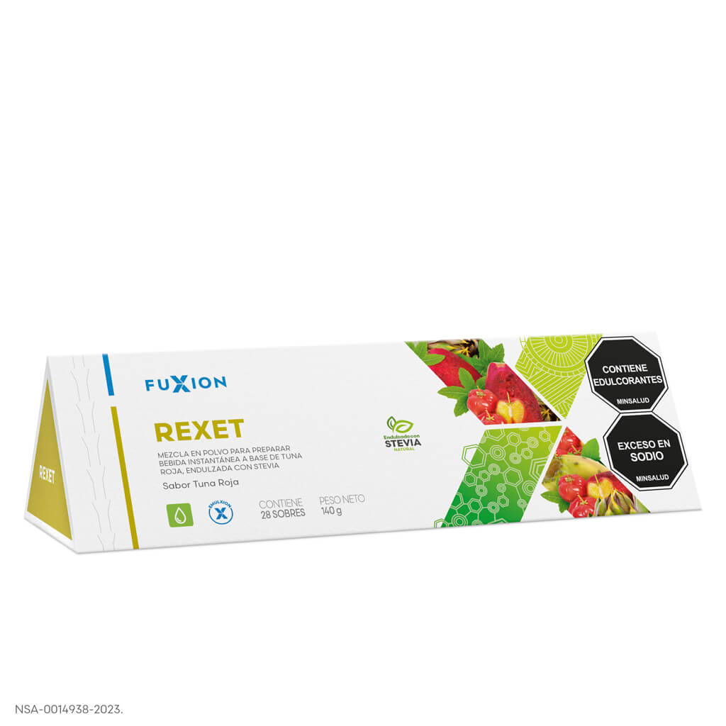 REXET Caja 28 sobres – Fuxion – miproducto.com.co