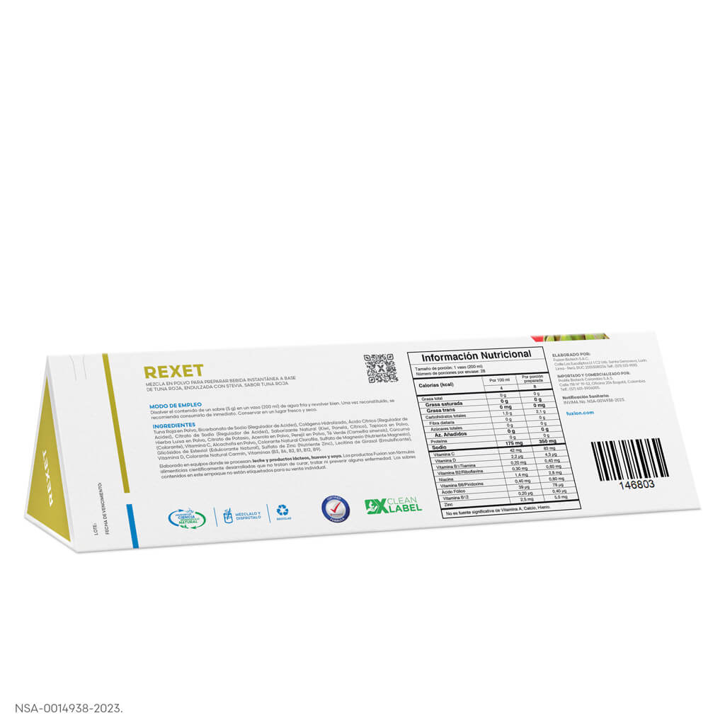 REXET bolsa 28 sobres – Fuxion