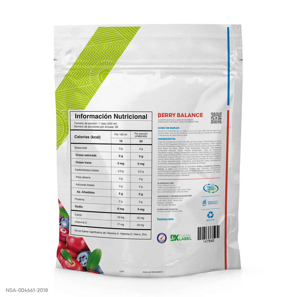 BERRY BALANCE CAJA 28 x 5 gr